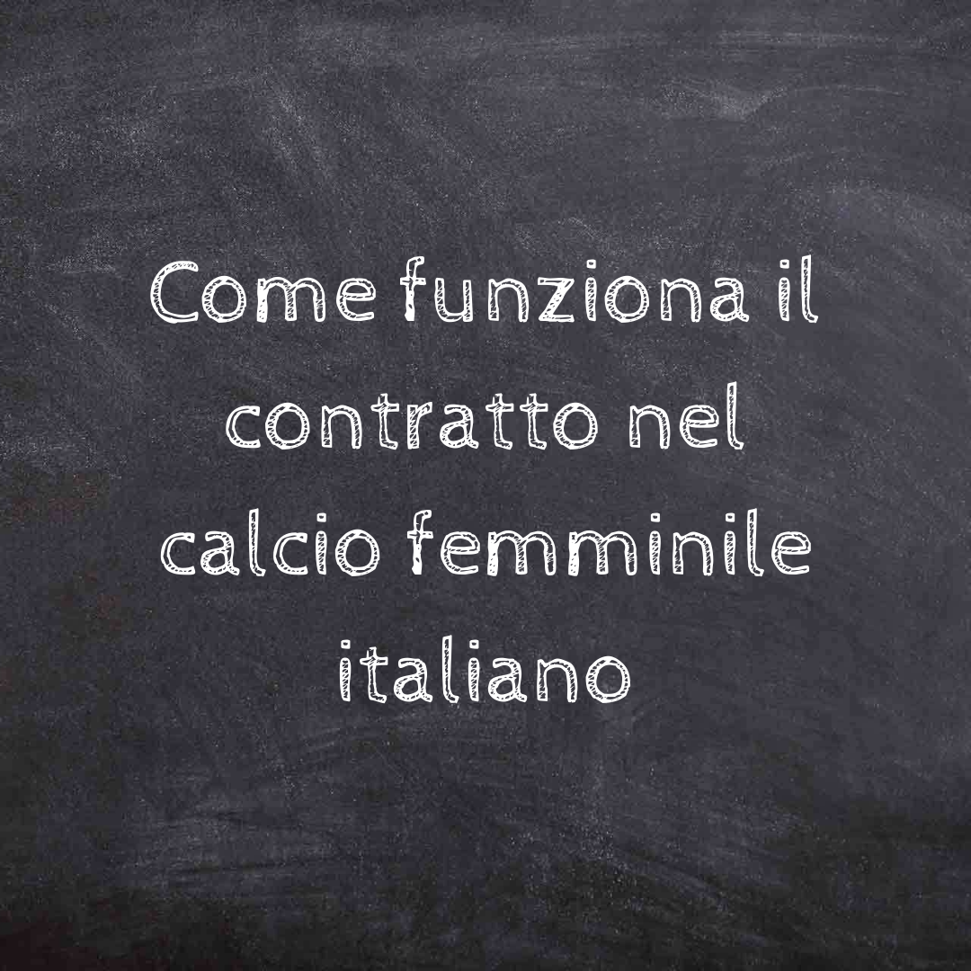 Contratto calcio femminile in Italia